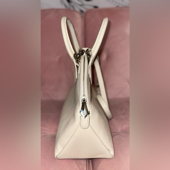 Vivienne Westwood WINDSOR MEDIUM BAG BEIGE/WHITE - Picture 4 of 12